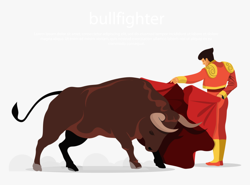 Ox Vector Bull Indian - Bullfighting Png, Transparent Png, Free Download