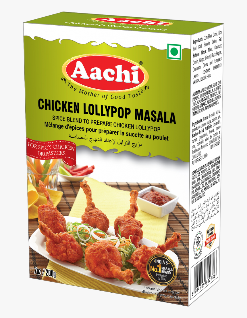 Chicken Lollypop Masala - Aachi Chicken Lollipop Masala, HD Png Download, Free Download