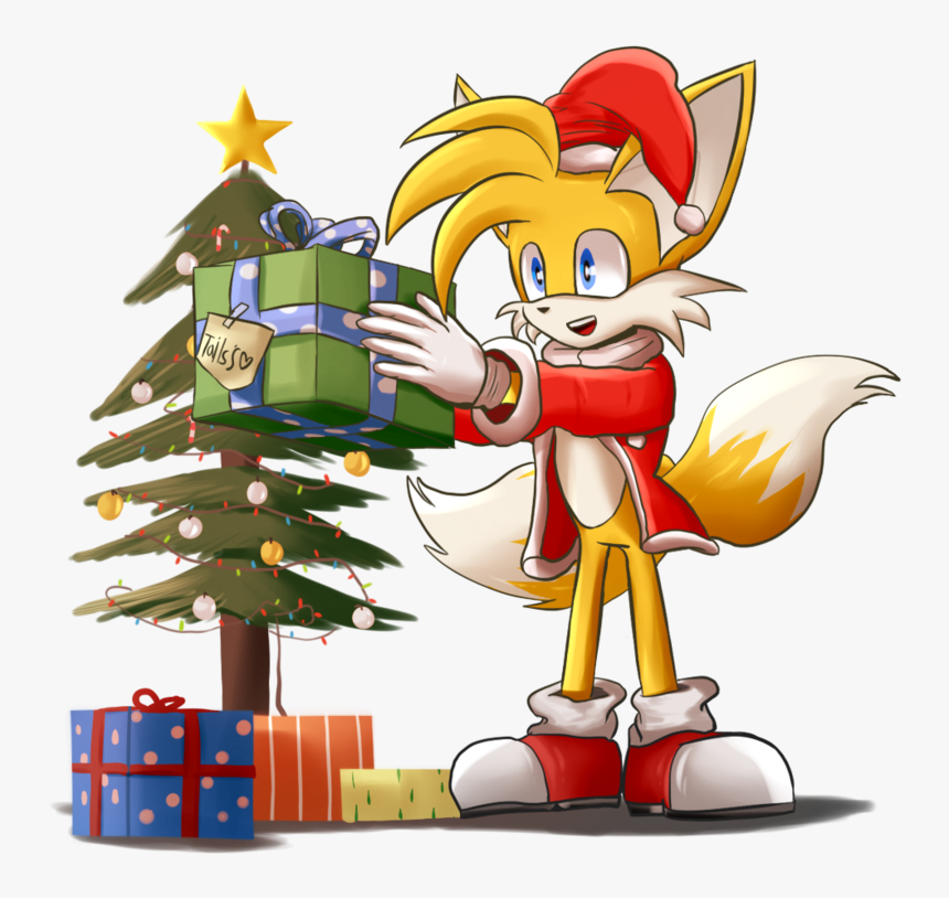 Ddlg Drawing Merry Christmas Huge Freebie Download - Deviantart Tails Christmas, HD Png Download, Free Download