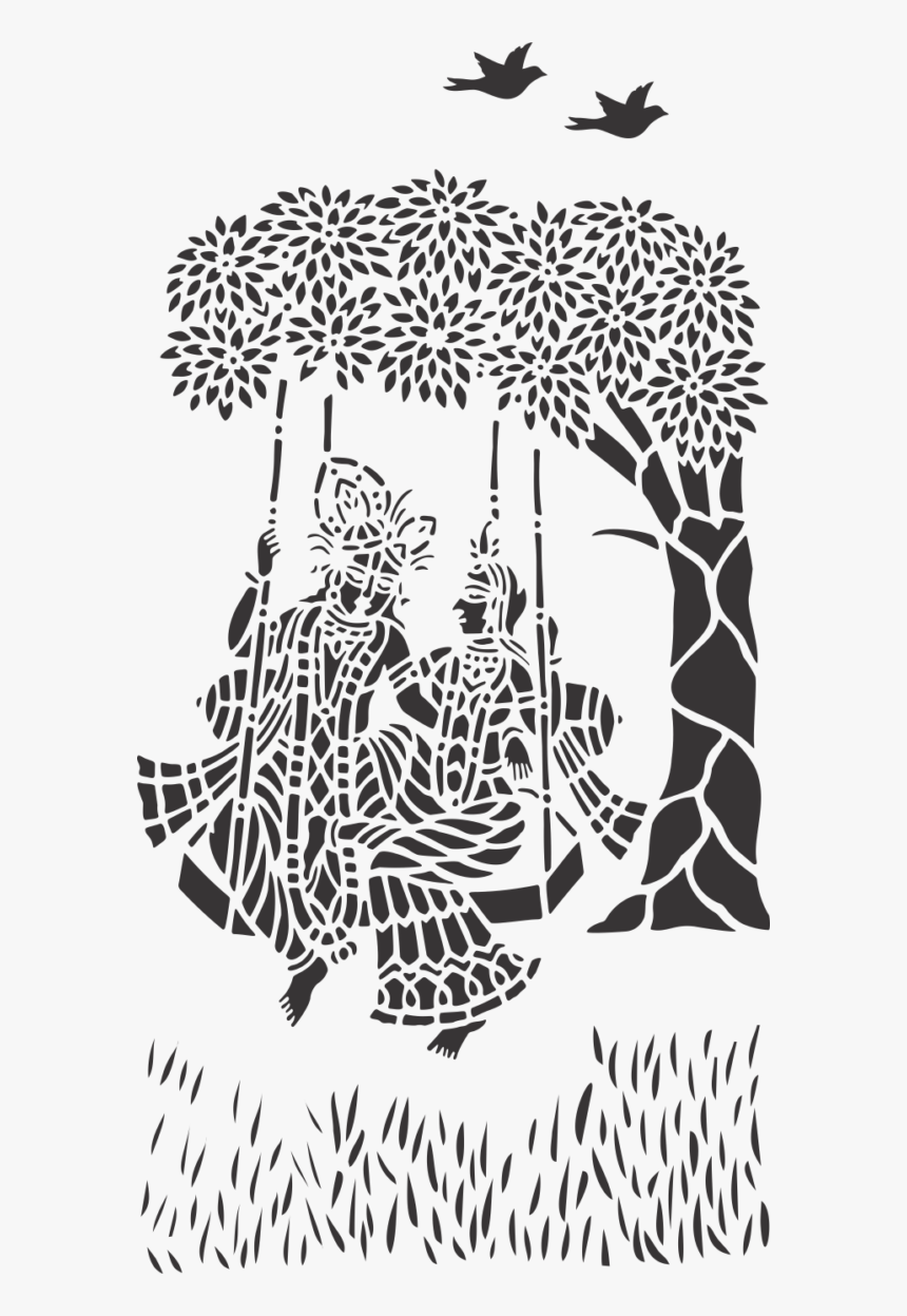 Radha Krishna Laser Cutting, HD Png Download, Free Download