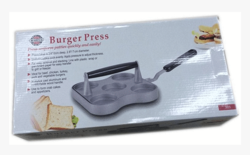 Aluminum Mini Burger Press, 5 Slot Cast - Trowel, HD Png Download, Free Download