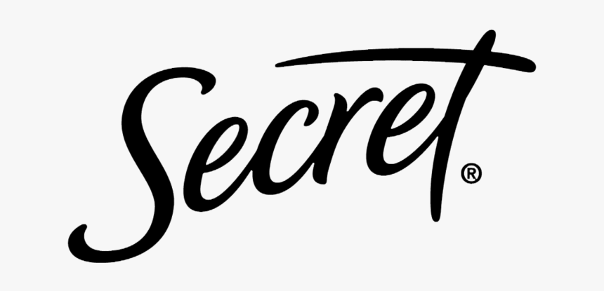 Secret Logo Black - Secret Deodorant, HD Png Download, Free Download