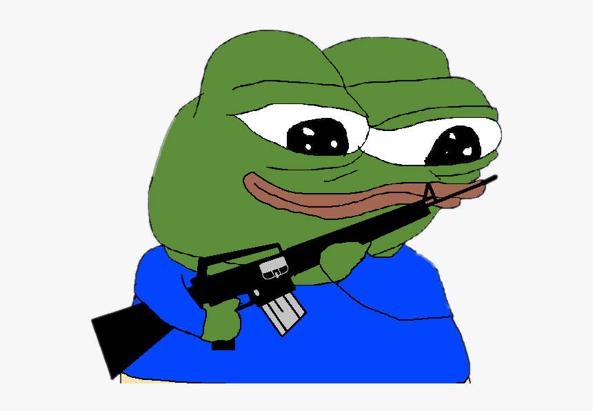 #pepe #meme #rarepepe #gun - Twitch Emotes Pepe, HD Png Download, free png ...