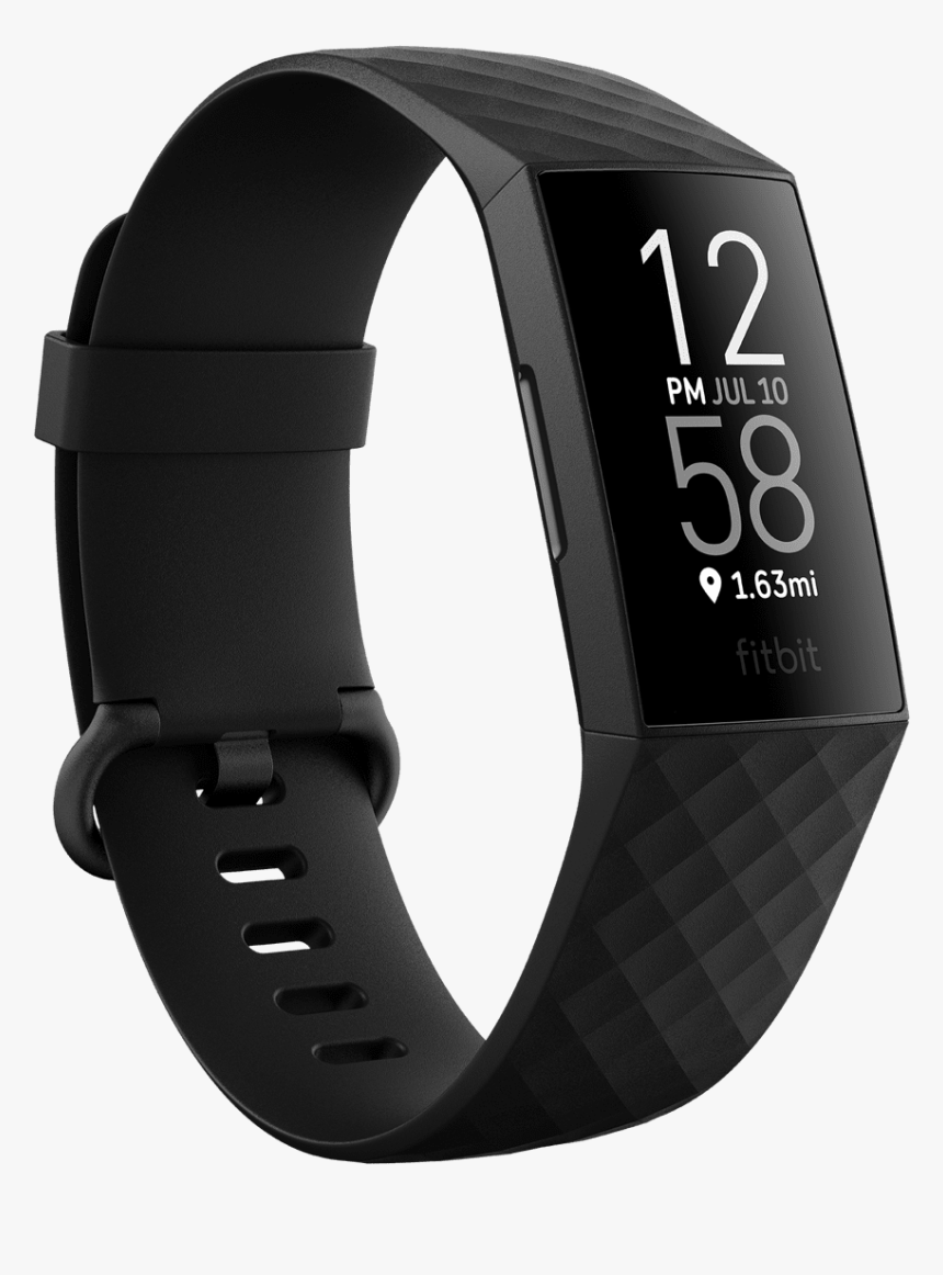 Fitbit Charge 4 Black, HD Png Download, Free Download