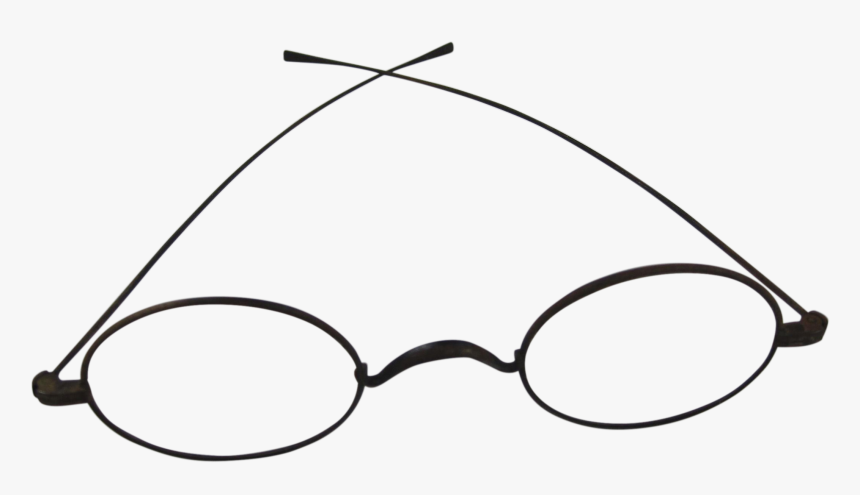 Civil War Era Wire Frame Eye Glasses - Circle, HD Png Download, Free Download