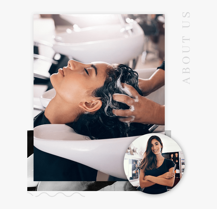 Shampooing In A Salon, HD Png Download, Free Download