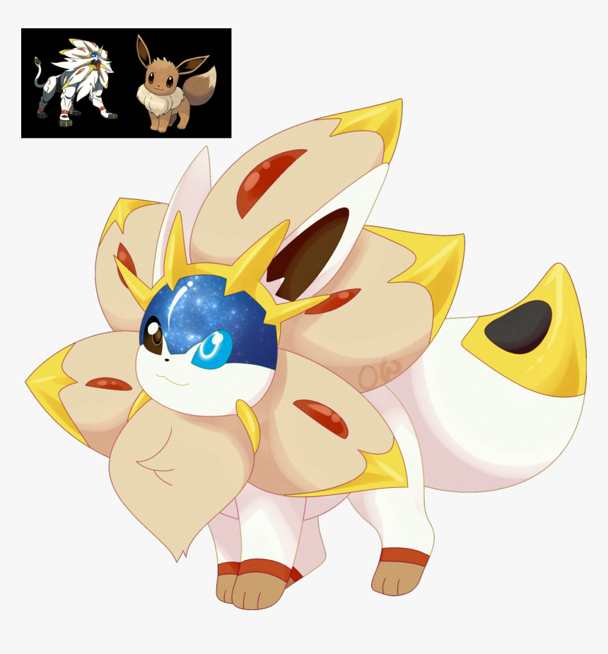 Eevee Solgaleo Fusion, HD Png Download, Free Download
