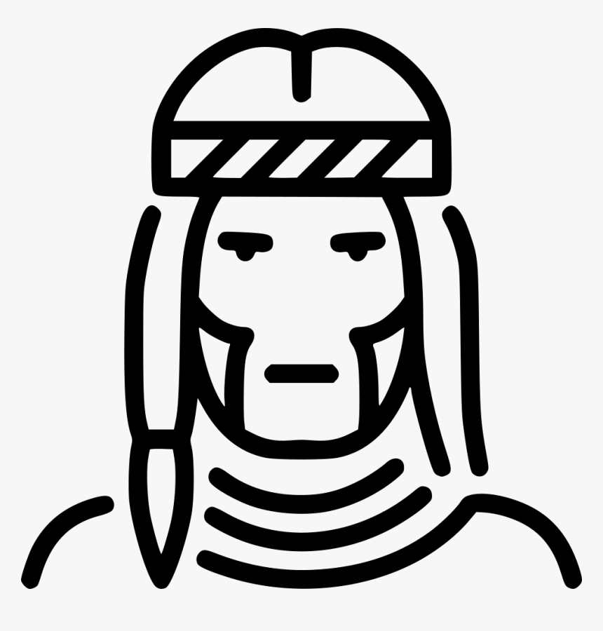 Indian - Icon Svg Native American, HD Png Download, Free Download