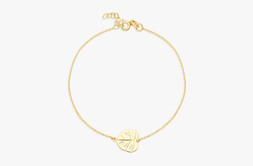 Fancy Leaf Set, Yellow Gold - Bracelet, HD Png Download, Free Download