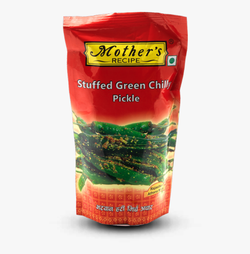 Single Green Chilli - Mothers Recipe Chilli Pickle, HD Png Download, Free Download