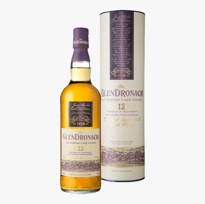 Glendronach Sauternes Cask Finish 12, HD Png Download, Free Download