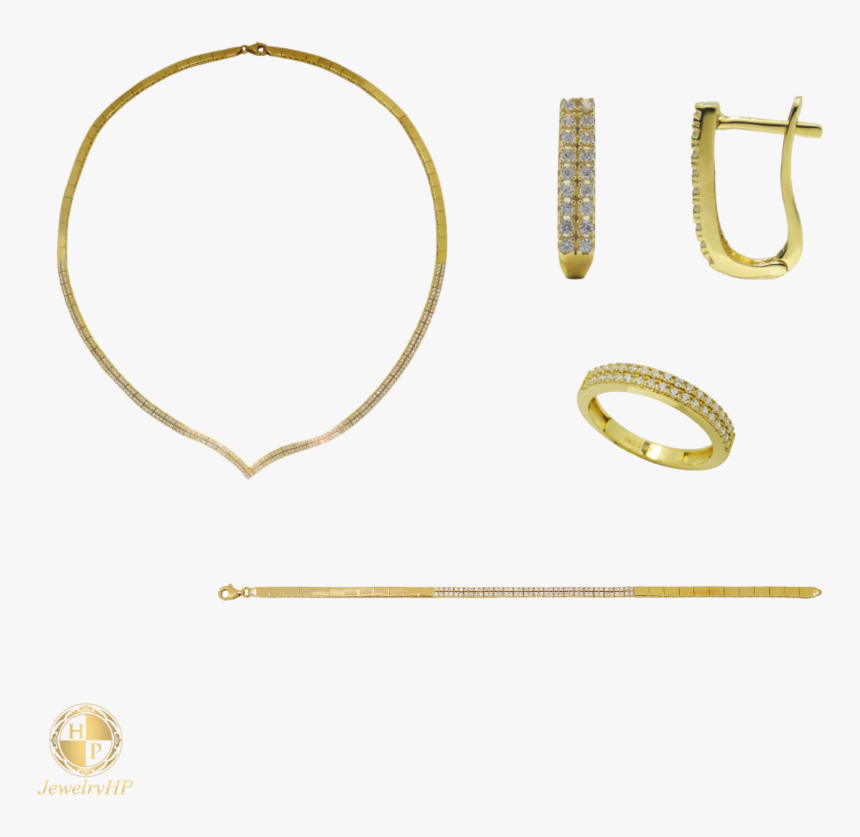 Jewelry Set By Gold - Body Jewelry, HD Png Download, Free Download