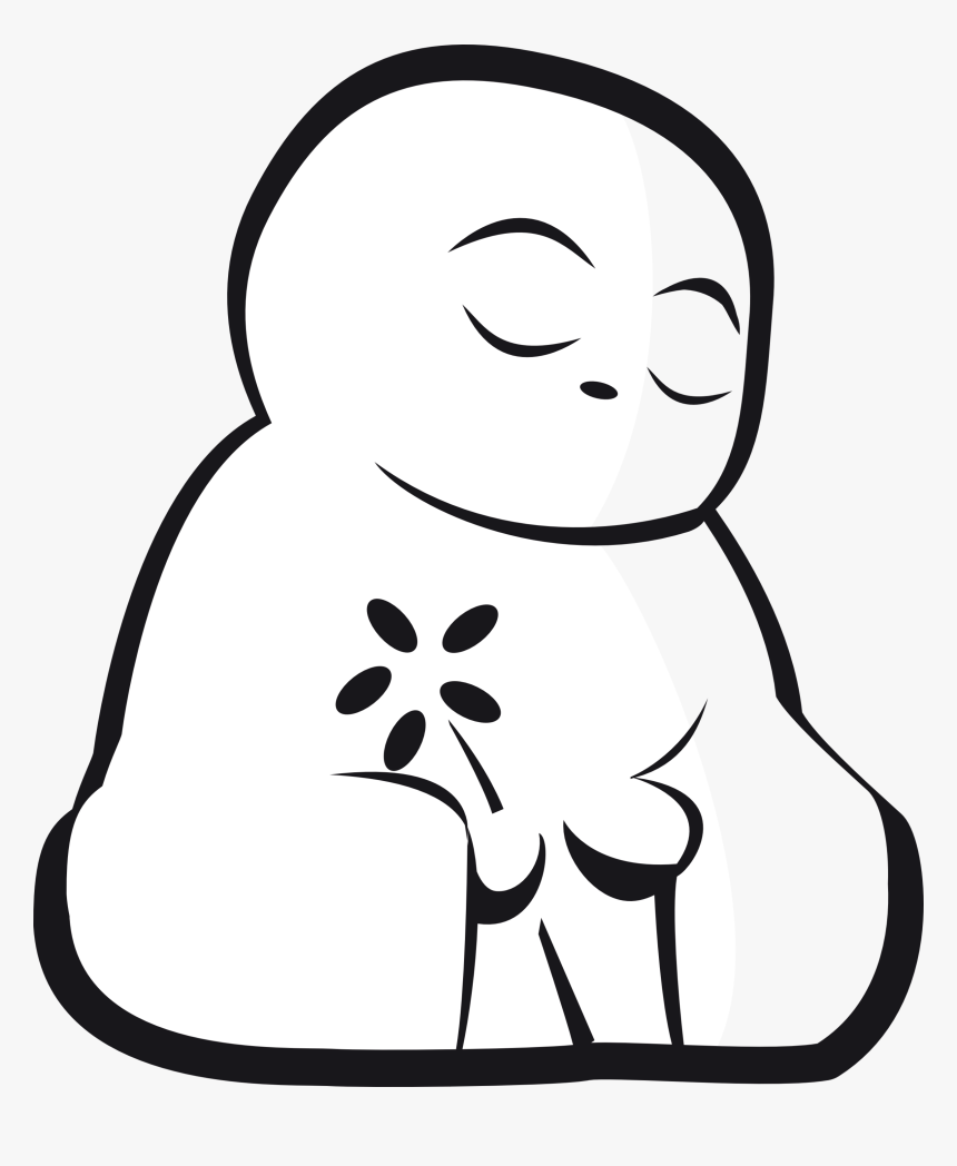 Download Png Library Download Clipartist Net Clip Art - Line Art Buddha Cute, Transparent Png, Free Download