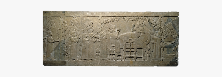 'garden Party' Relief From The North Palace Of Ashurbanipal, HD Png Download, Free Download