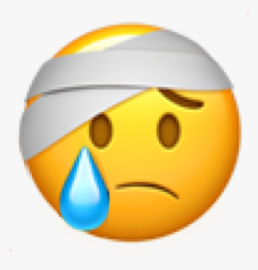 #emojiiphone #emoji #blesser #sad #triste #freetoedit - Smiley, HD Png Download, Free Download