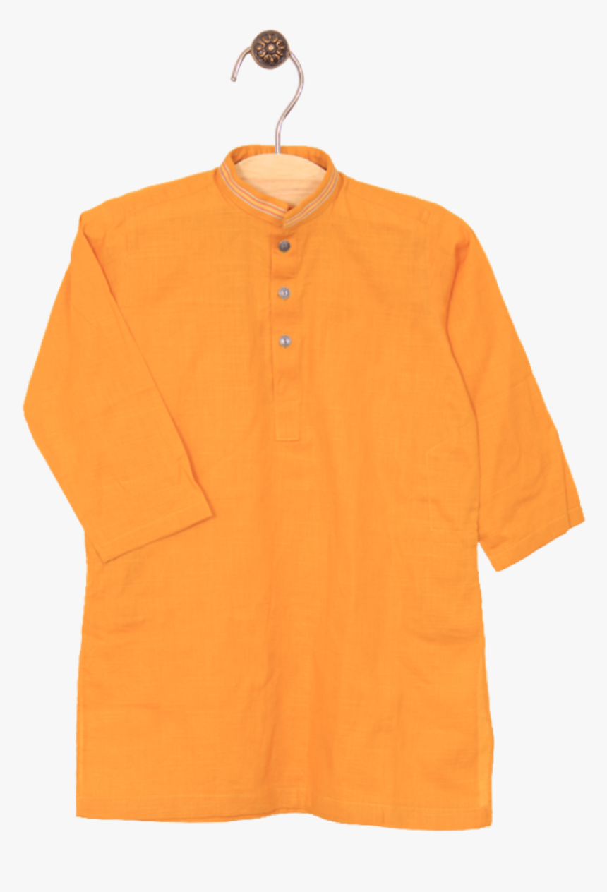 14958076450 Mushrooms Yellow Kurta For Festive - Plain Orange Kurta Png, Transparent Png, Free Download