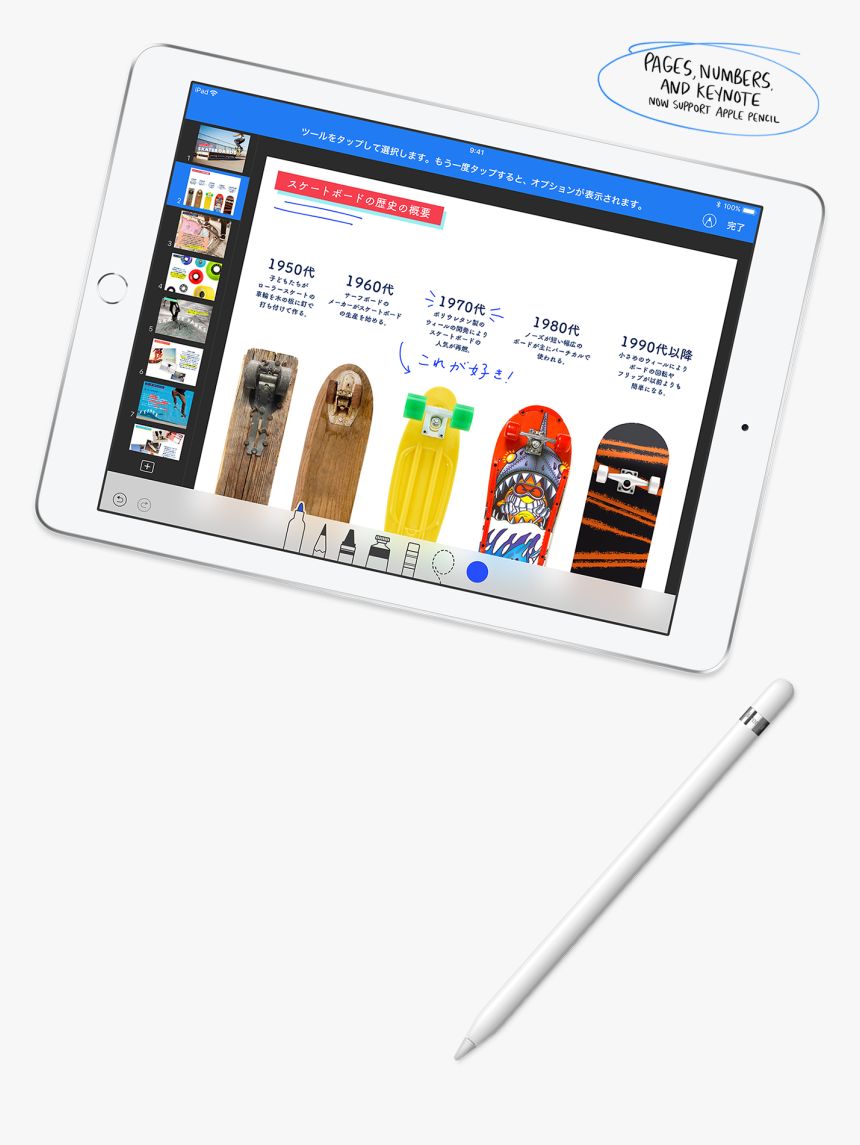 Mobile In Hand - Ipad 6 Geração Apple Pencil, HD Png Download, Free Download