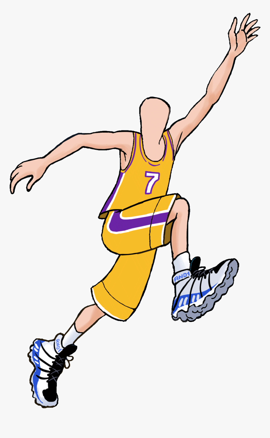 Order A Caricature From Photo Online By Wish2be - Basketball Player Block Cartoon, HD Png Download, Free Download