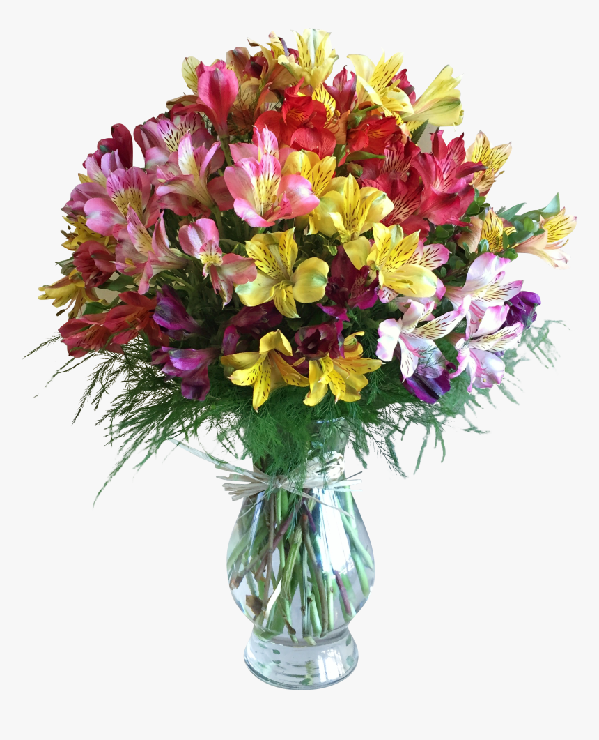 Lily Of The Incas In Houston, - Flower Arrangements Using Carnations, HD Png Download, Free Download