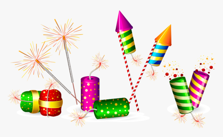 Cracker Clipart Firework Display - Diwali Crackers Png Hd, Transparent Png, Free Download