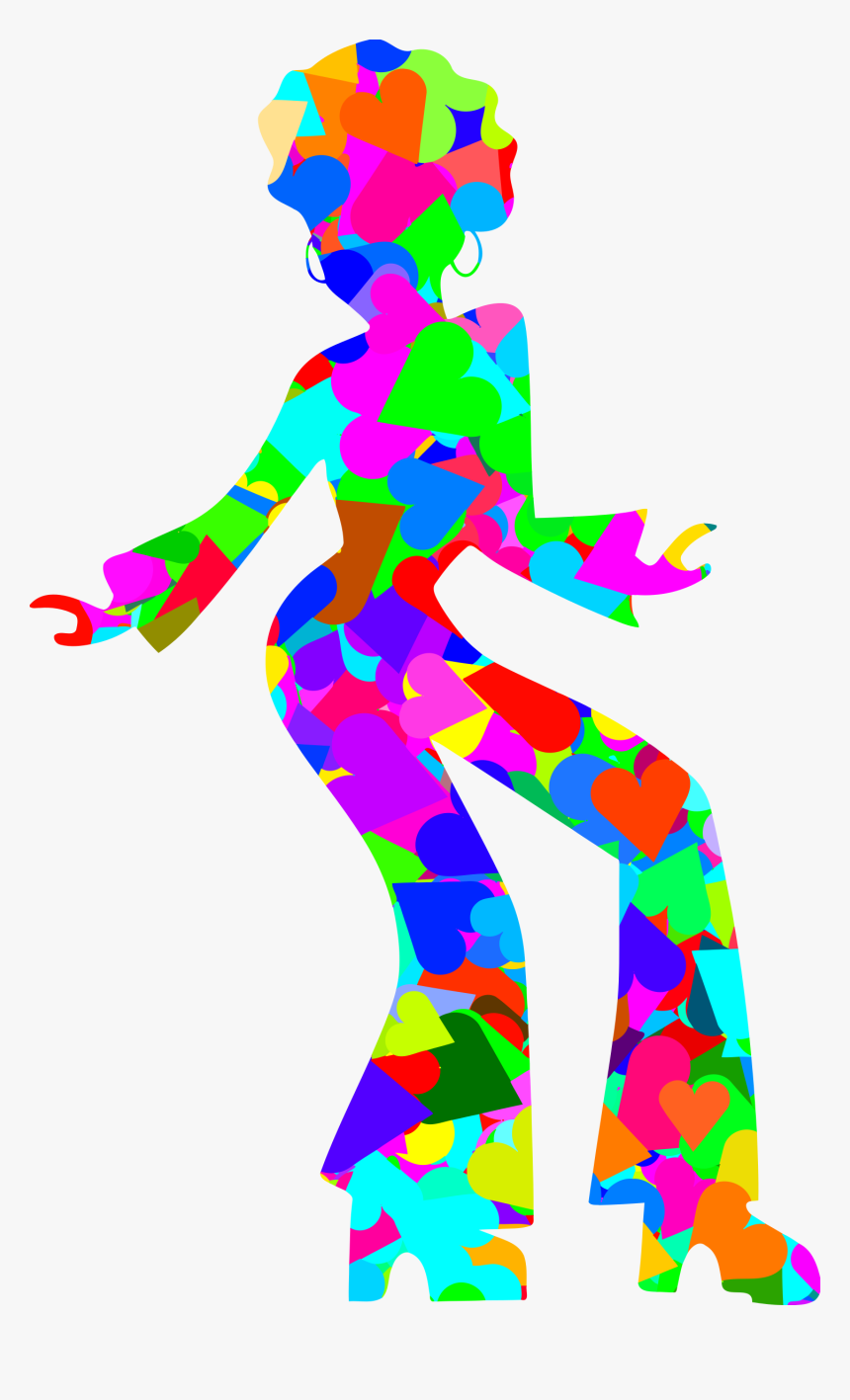 Disco Vector Colourful - Disco Dancer Clip Art, HD Png Download, Free Download