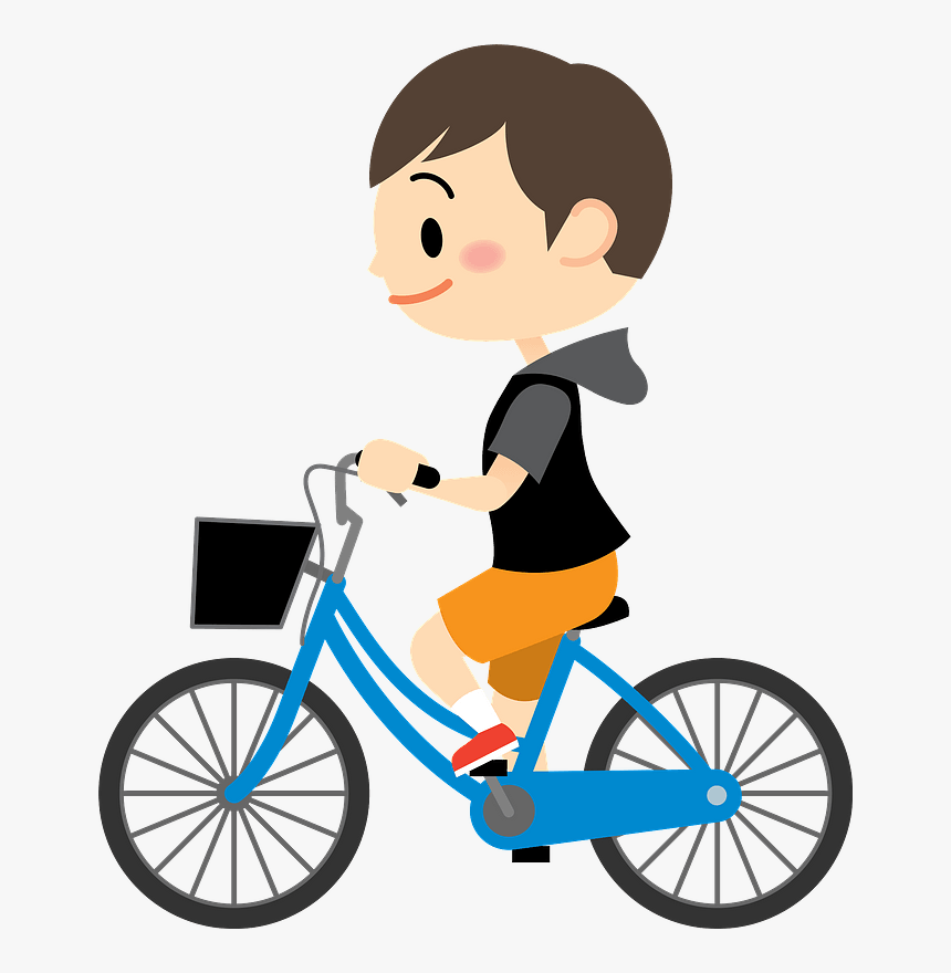 Child Boy Bicycle Cycling Clipart - Comfort Active Sprick Letgo, HD Png Download, Free Download