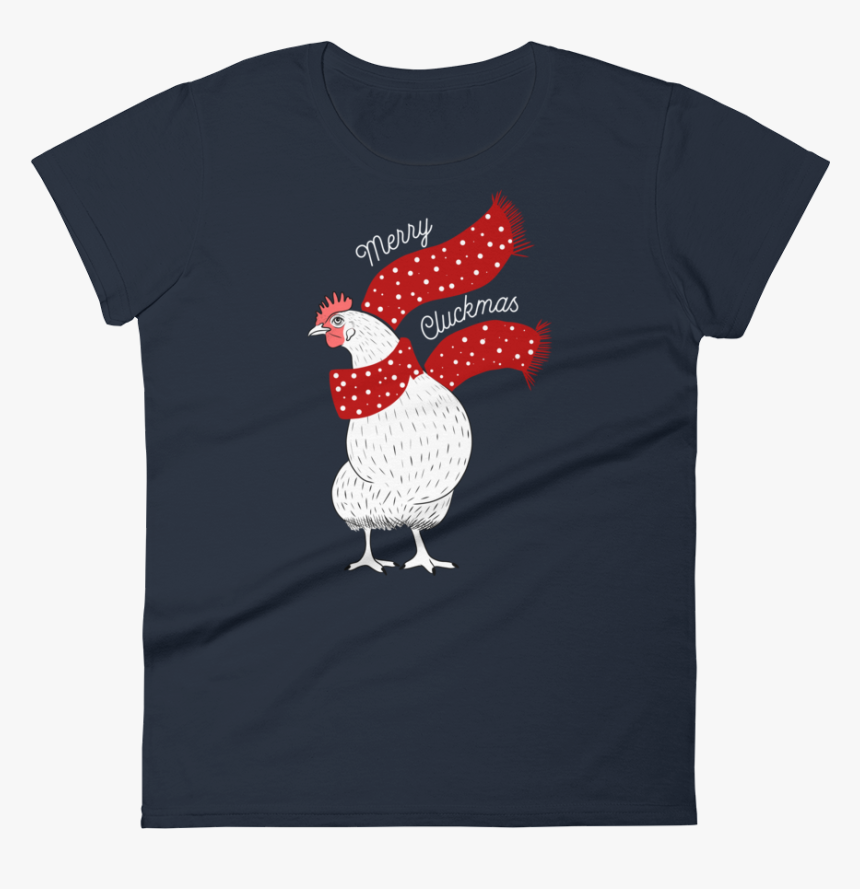 Merry Cluckmas Happy Hen T-shirt, HD Png Download, Free Download