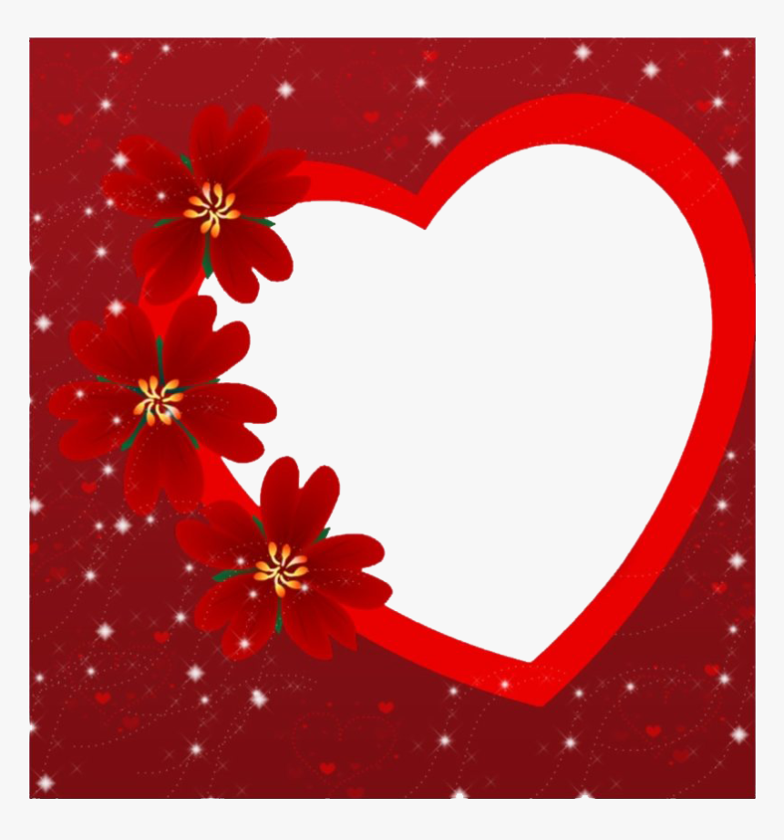 Heart Valentine Frame Png Transparent Image - Valentines Day Profile, Png Download, Free Download