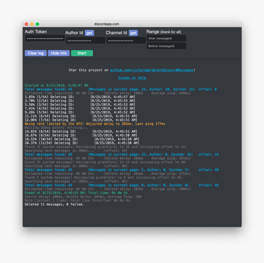 Delete Discord Messages Fast, HD Png Download, Free Download
