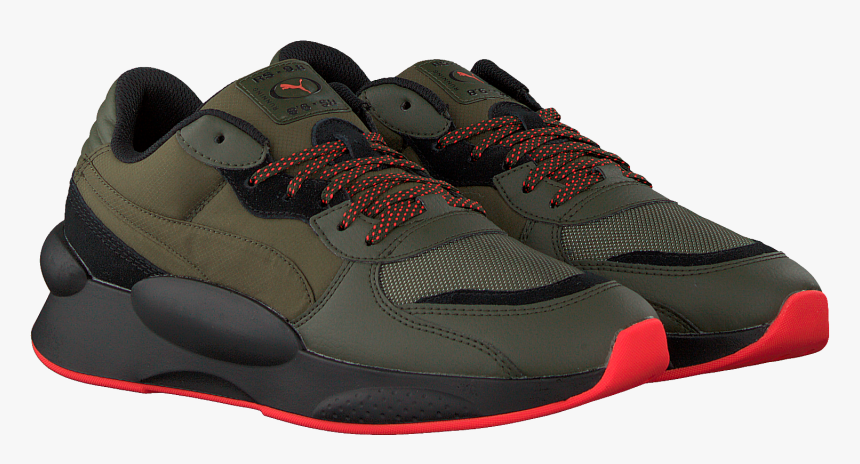 Black Puma Low Sneakers Rs - Puma Rs 9.8 Trail, HD Png Download, Free Download