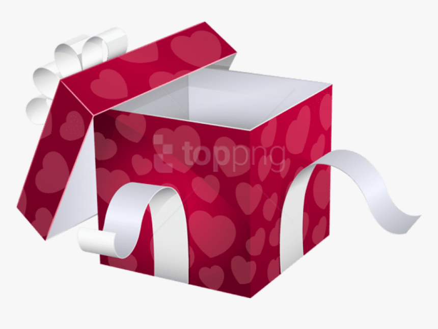 Free Png Download Open Pink Gift Box Clipart Png Photo - Opened Gift Box Png, Transparent Png, Free Download