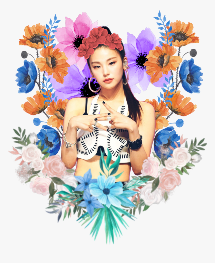 #kpop #idol #flower #florel #itzy #yeji #itzyyeji, HD Png Download, Free Download