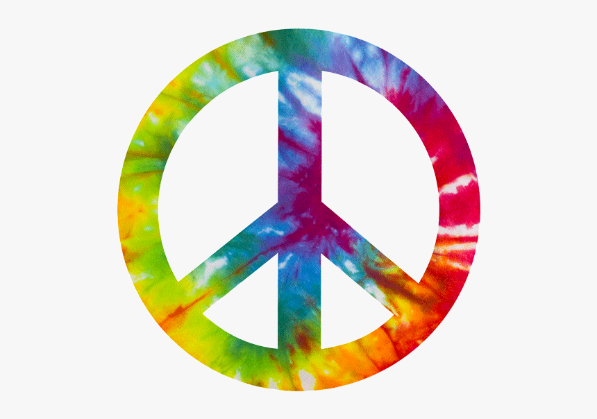 Tie Dye Hippie Peace Sign, HD Png Download, Free Download
