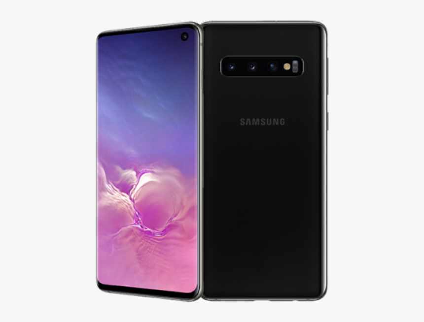 Samsung Galaxy S10 Smartphone Lte 128gb , Black - Galaxy S10 Prism Black, HD Png Download, Free Download