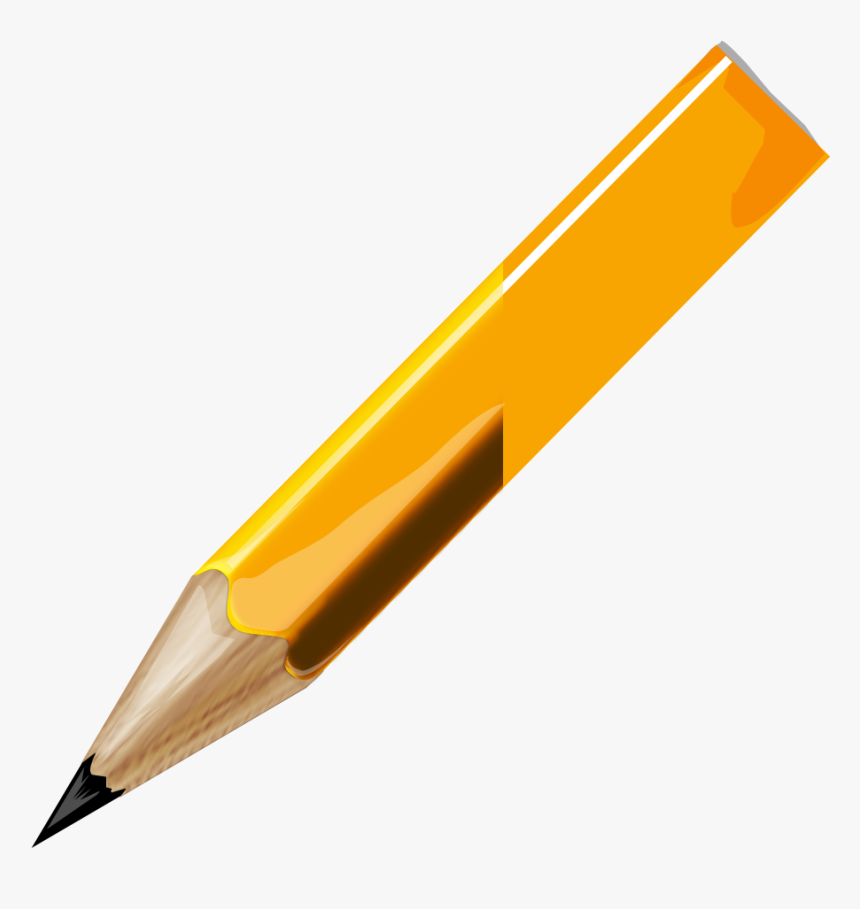 Short Pencil Png Download - Objetos Color Amarillo Lapiz, Transparent Png, Free Download