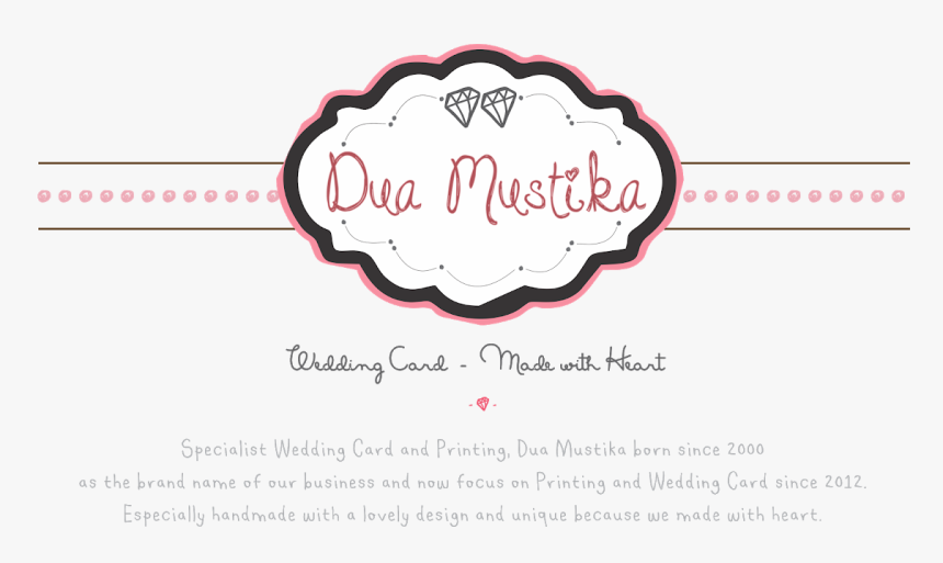 Dua Mustika Wedding Card, HD Png Download, Free Download