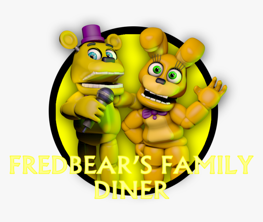Diner Clipart Toy - Fredbear's Family Diner Pizza Animatronics, HD Png Download, Free Download