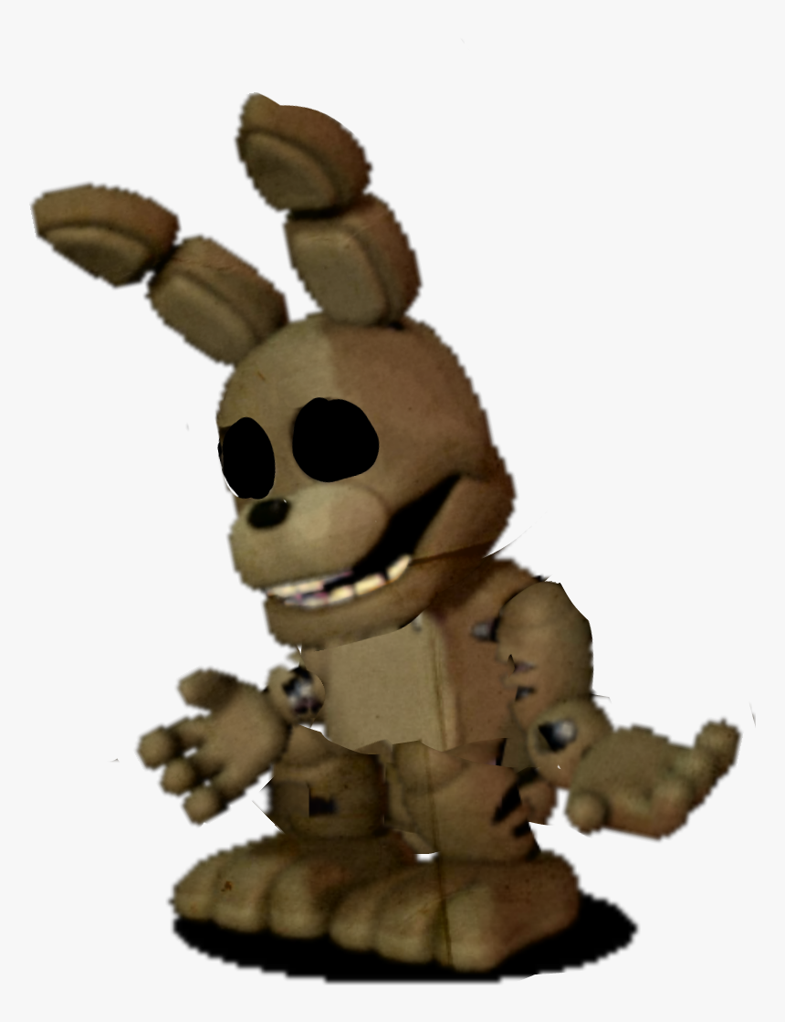 #suit Springbonnie Withered Fnaf World - Fnaf World Withered Springbonnie, HD Png Download, Free Download