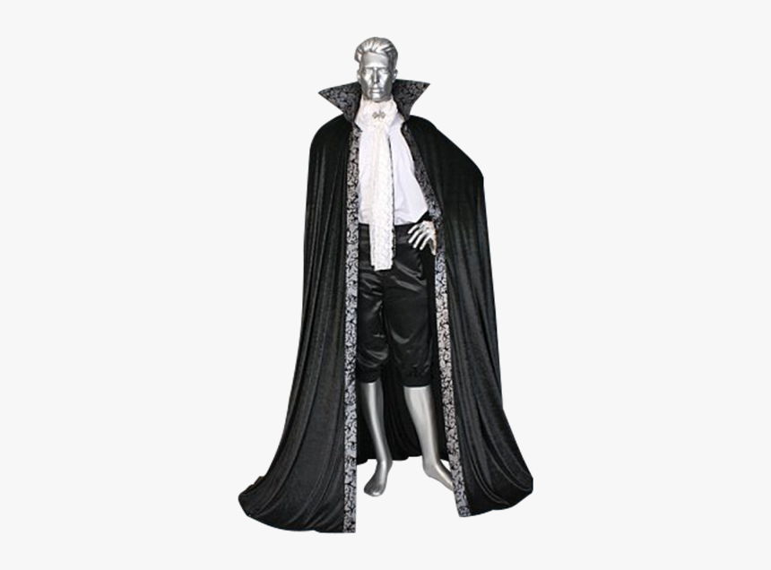 Vampire Cape Png - Black And Silver Cape, Transparent Png, Free Download