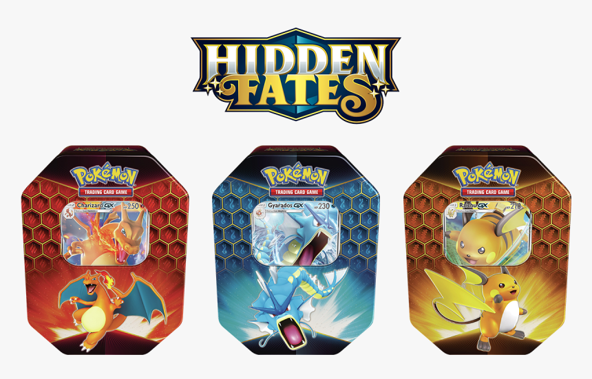 Hidden Fates Tin "
 Title="pokémon Tcg - Pokemon Tcg Hidden Fates Tin, HD Png Download, Free Download