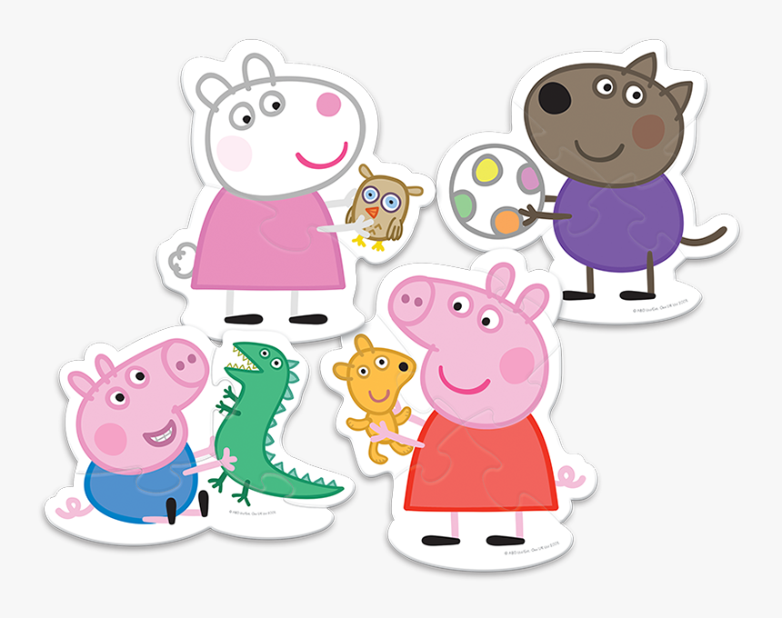 Trefl Peppa Pig Baby Classic Puzzle (778x600), Png - Moje Pierwsze Puzzle Peppa, Transparent Png, Free Download