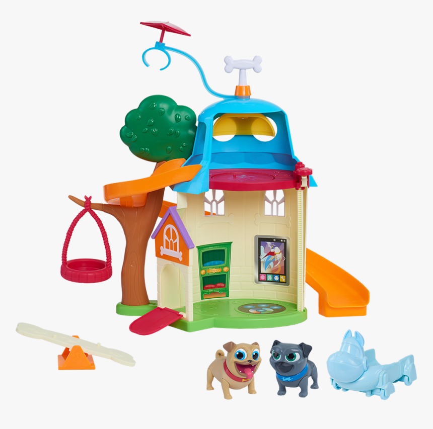 The Puppy Dog Pals Doghouse Playset Includes - Puppy Dog Pals Playset, HD Png Download, Free Download