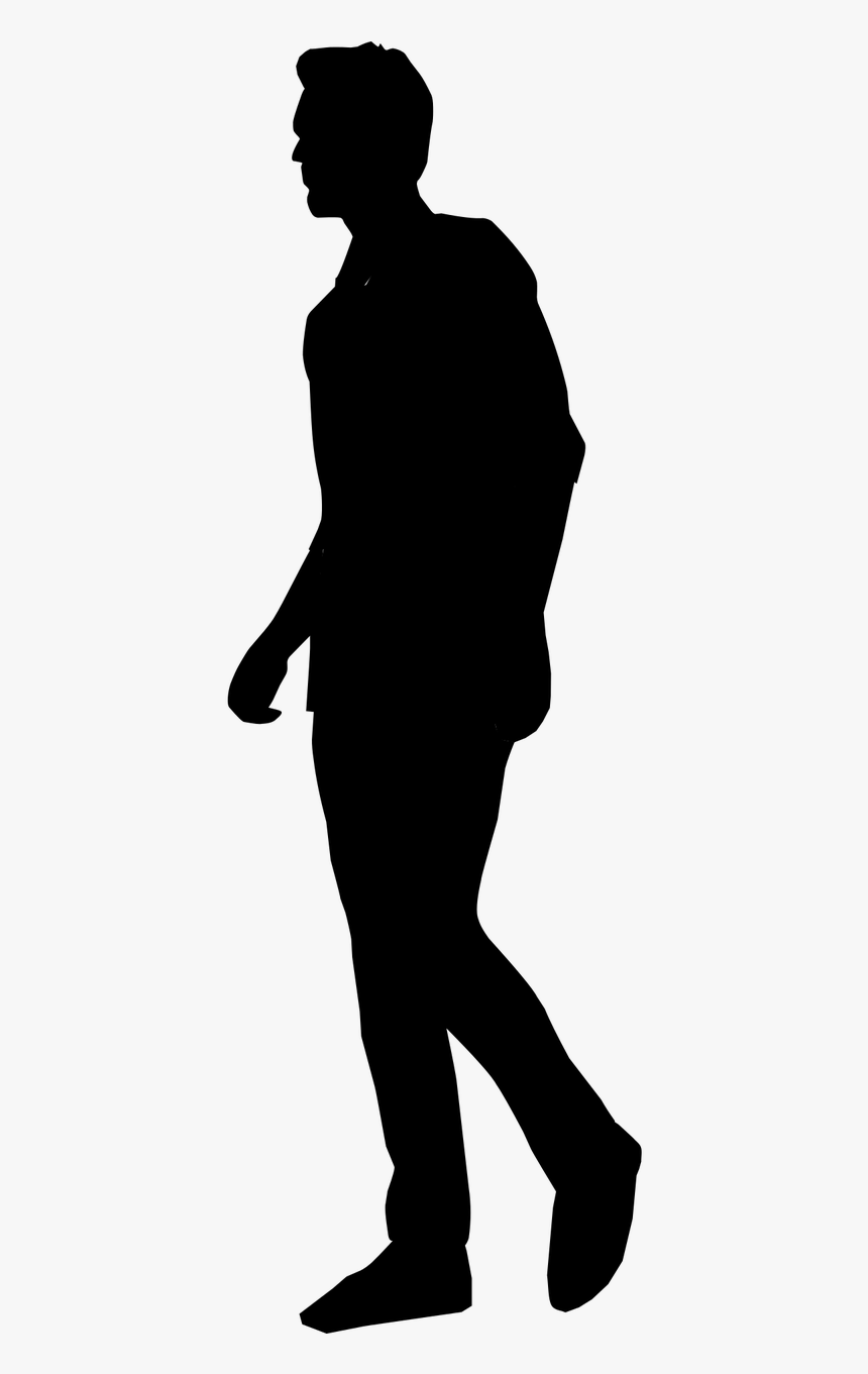 Silhouette Person Walking Png, Transparent Png, Free Download