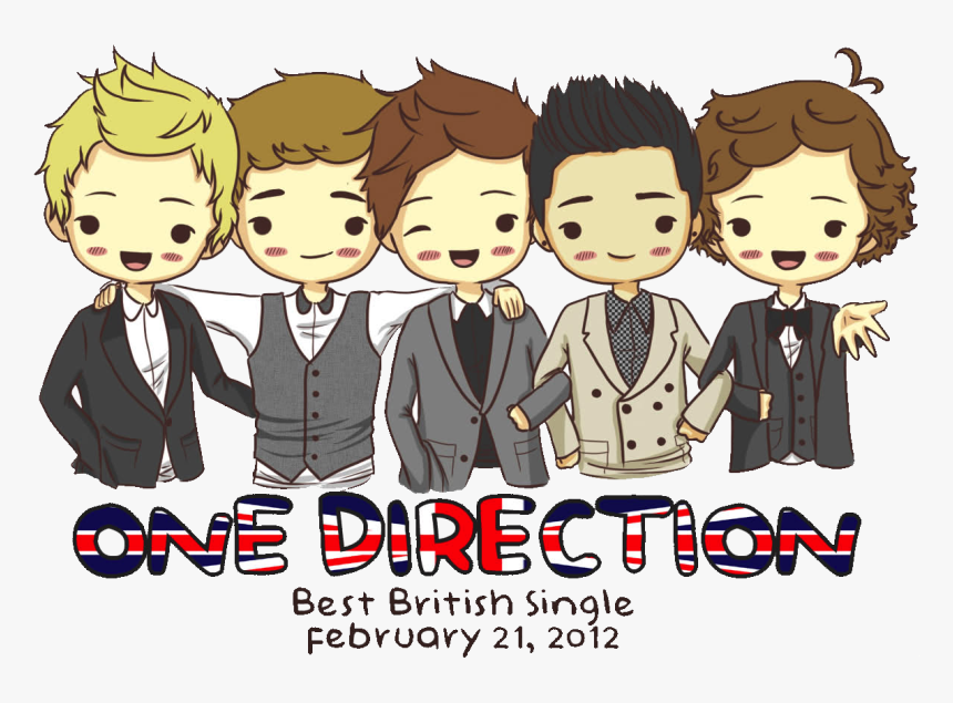 One Direction Cartoon Drawings, HD Png Download, Free Download