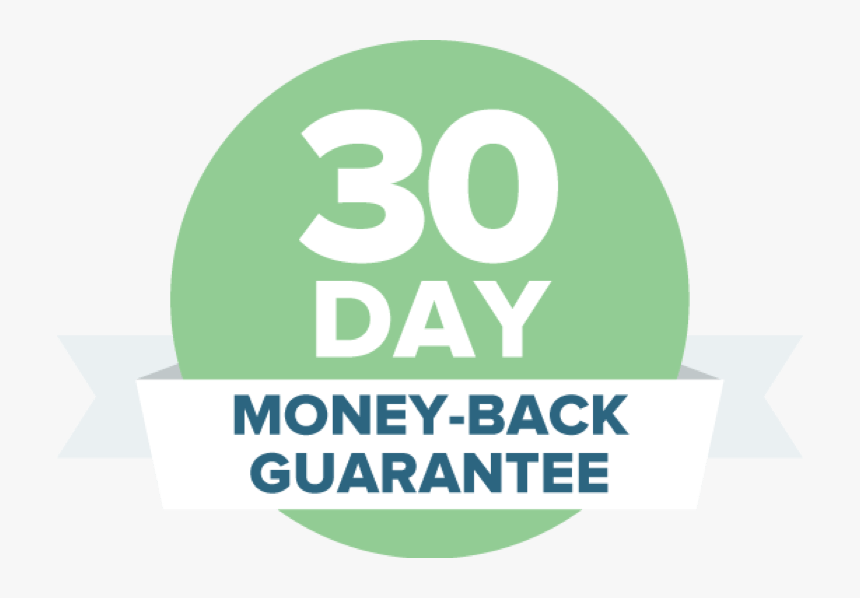 30 Day Money Back Guarantee On A Green Badge And White - Warung Mbak Sri, HD Png Download, Free Download