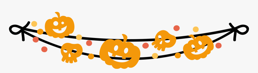 Halloween Garland Png - Garland Png Halloween, Transparent Png, Free Download