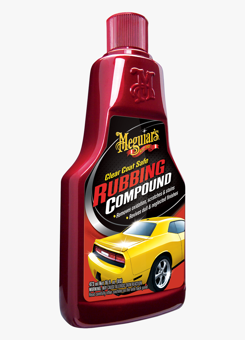 Limpiador De Pintura G18016, 450ml - Meguiar's Clear Coat Safe Rubbing Compound, HD Png Download, Free Download