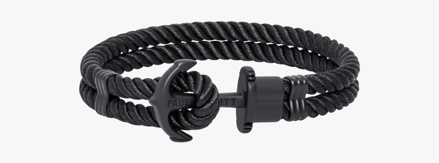 Pulsera Con Ancla Phrep Negro Nylon Negro"itemprop="image - Paul Hewitt Anchor Bracelet For Men Phrep Anchor Men's, HD Png Download, Free Download
