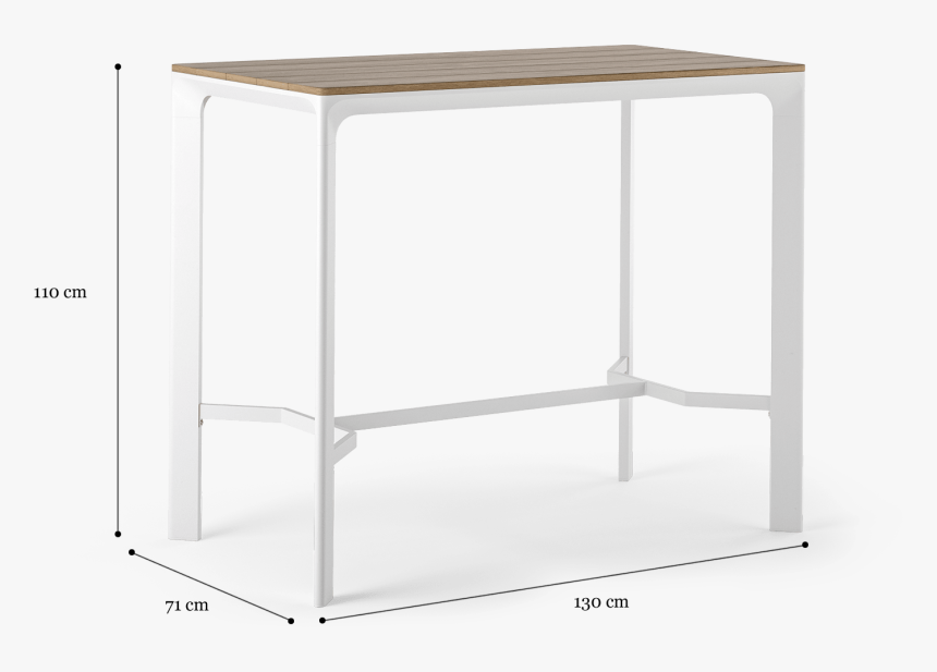 Samui Outdoor Bar Table - White Outdoor Bar Table, HD Png Download, Free Download