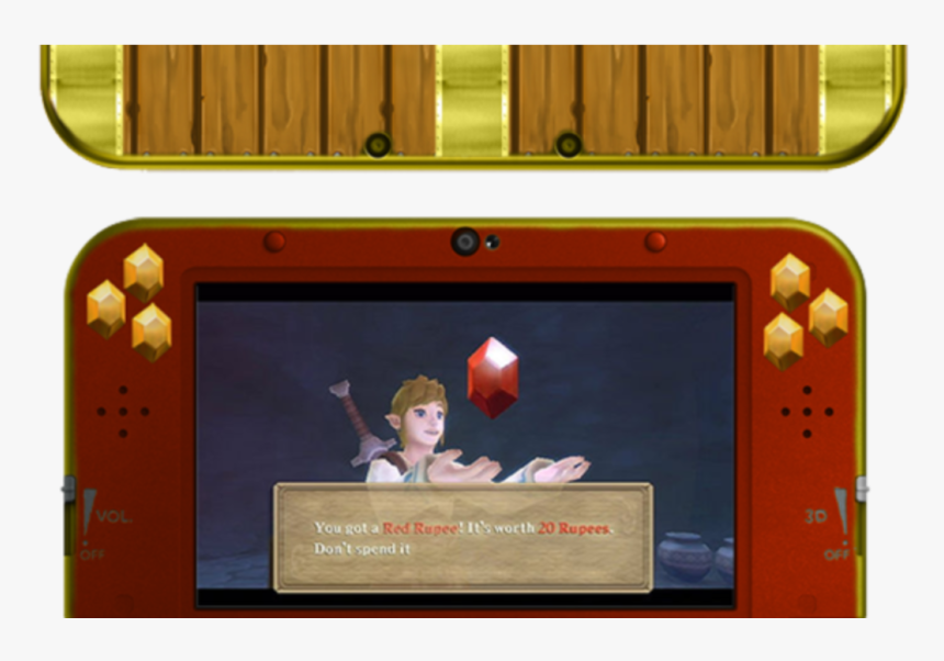 Nintendo Ds , Png Download - Skyward Sword Red Rupee, Transparent Png, Free Download